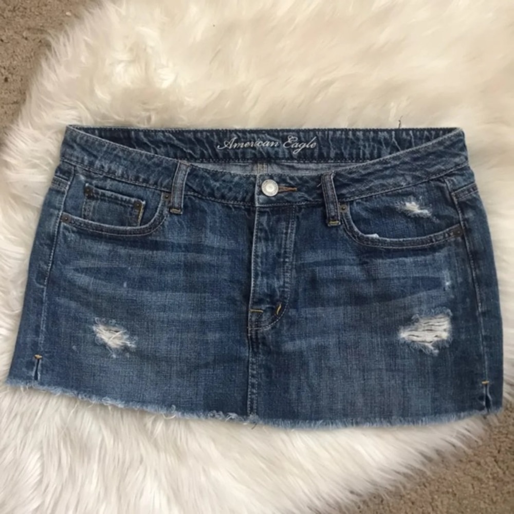 AE Denim Mini Skirt
